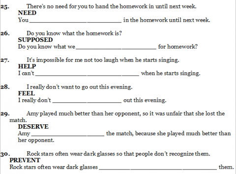 Exercises FCE | 5 Powerful Exercises For B2 First Exam