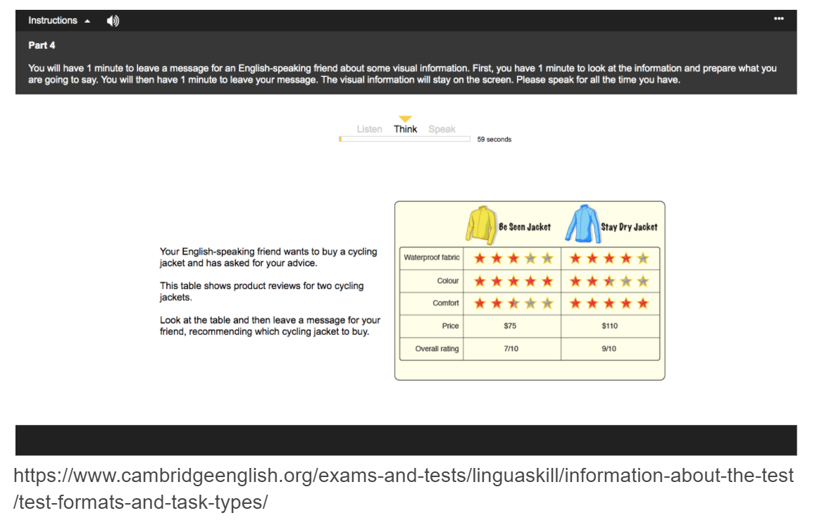 Candidate Test Experience – Linguaskill