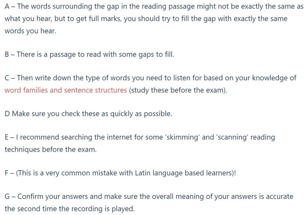 Cae reading part 7 powerful strategies for the c1 advanced exam
