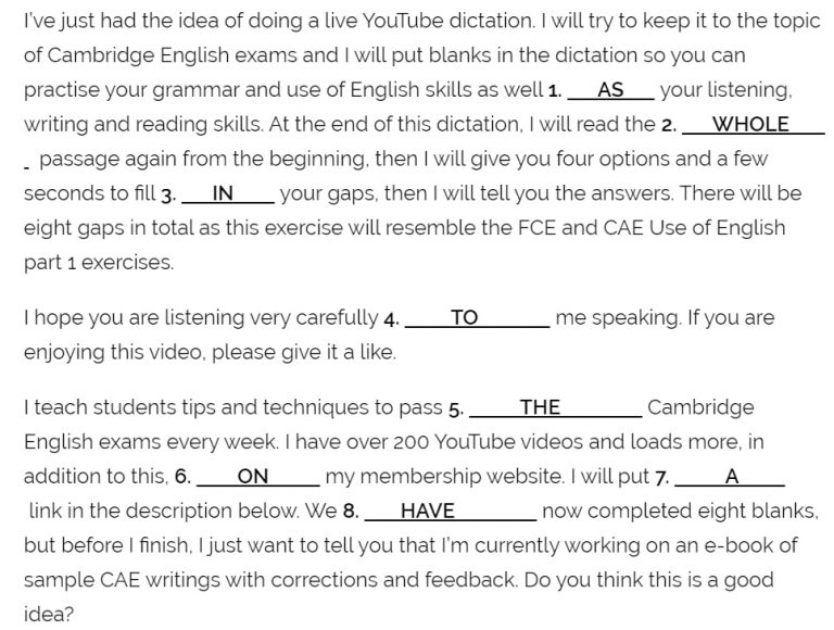 advanced reading and use of english part 1 music and the arts