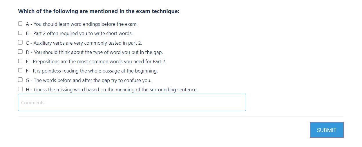 CAE Listening Part 4 Quiz 3