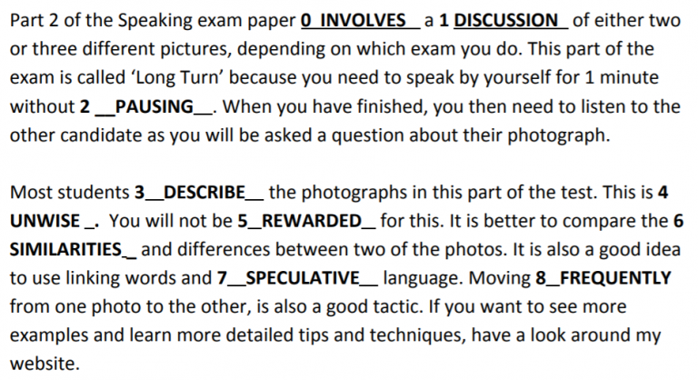 Cae Part 3 Use Of English